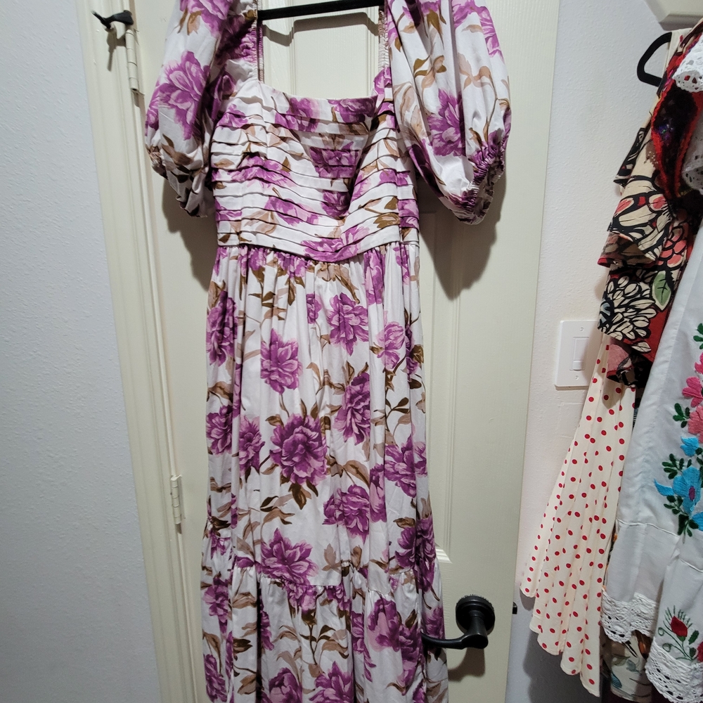 Abercrombie Emerson Purple Floral Dress